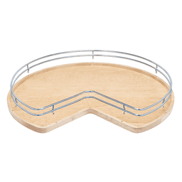 28" Kidney Fence Railing, Chrome, Bulk (8 Rails)