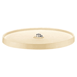 20" Full-Circle Lazy Susan Tray, Almond, Bulk (12 Trays)