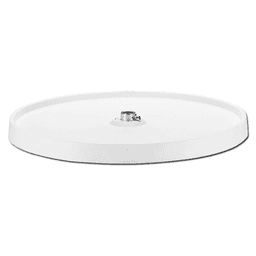6001 28" Full-Circle 1 Tray Lazy Susan, White