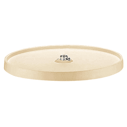 28" Full-Circle Lazy Susan Tray (No Hardware), Almond, Bulk (12 Trays)