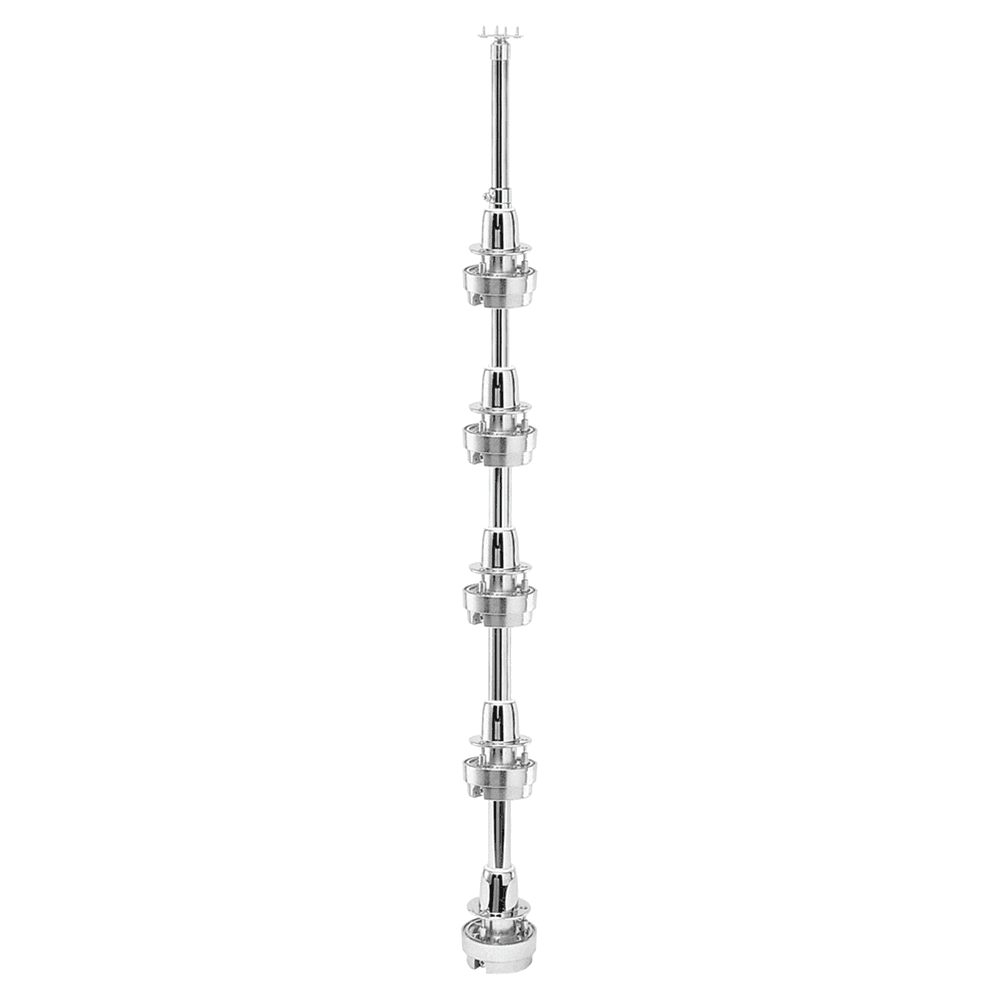 Telescoping Shaft for 5-Shelf D-Shape Lazy Susan