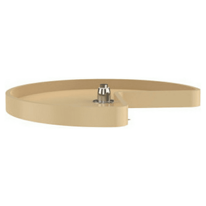 6465 18" Kidney 5 Tray Lazy Susan, Almond