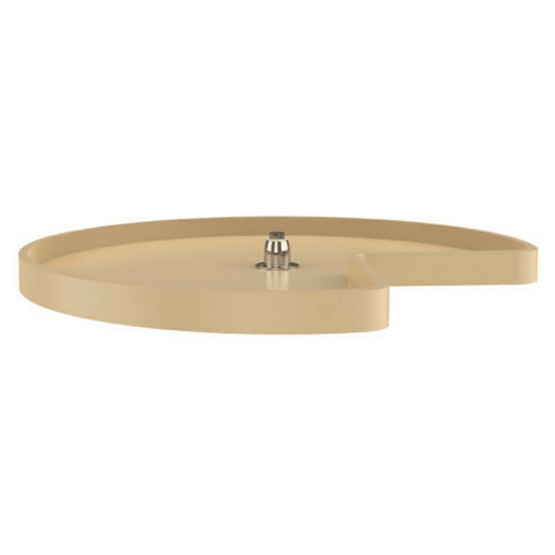 6465 24" Kidney 5 Tray Lazy Susan, Almond