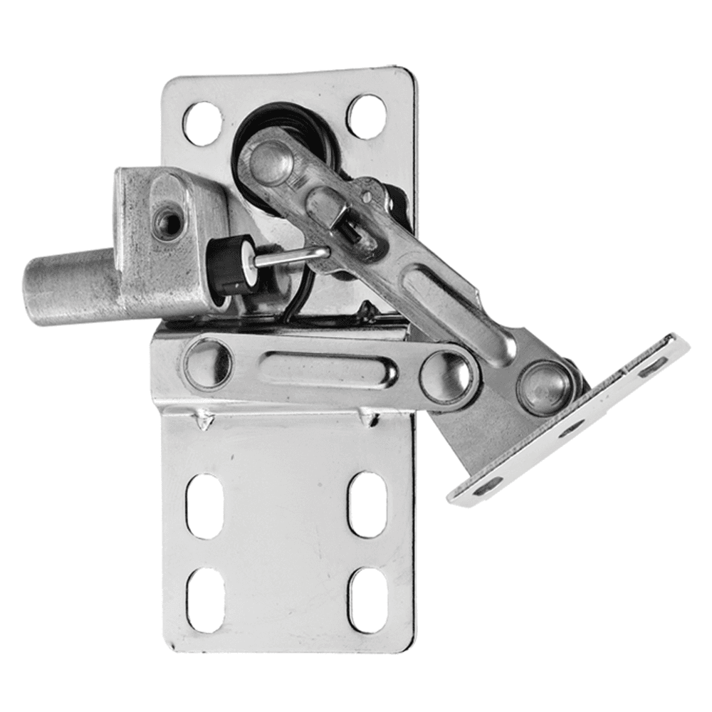 36" Slim Line Almond Sink Front Tip-Out Tray with 1-Pair Soft-Closing Hinges and End Cap