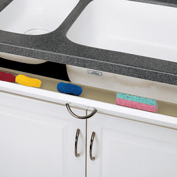 Slim Line White Face Frame ETH Hinges with End Cap