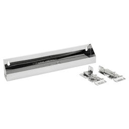 6581 16" Stainless Steel Sink Front Tip-Out Tray with Hinge