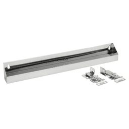 6581 22" Stainless Steel Sink Front Tip-Out Tray with Hinge