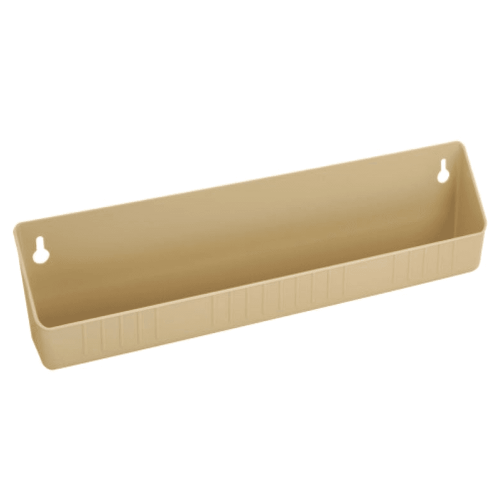 14" Almond Sink Front Accessory Tip-Out Tray