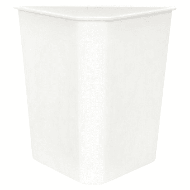 25 QT Replacement Waste Container for 5BBSC Series Recycling Center, White