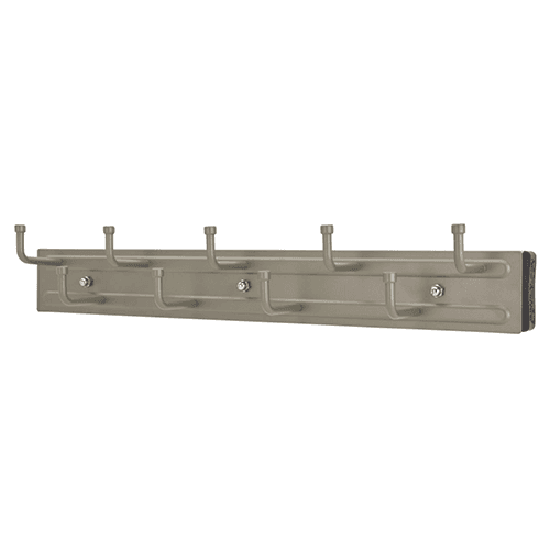14" Slide-Out Belt Rack, Satin Nickel Finish
