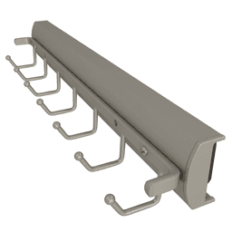 13-15/32" Sidelines Pop-Out Belt Rack, Satin Nickel Finish