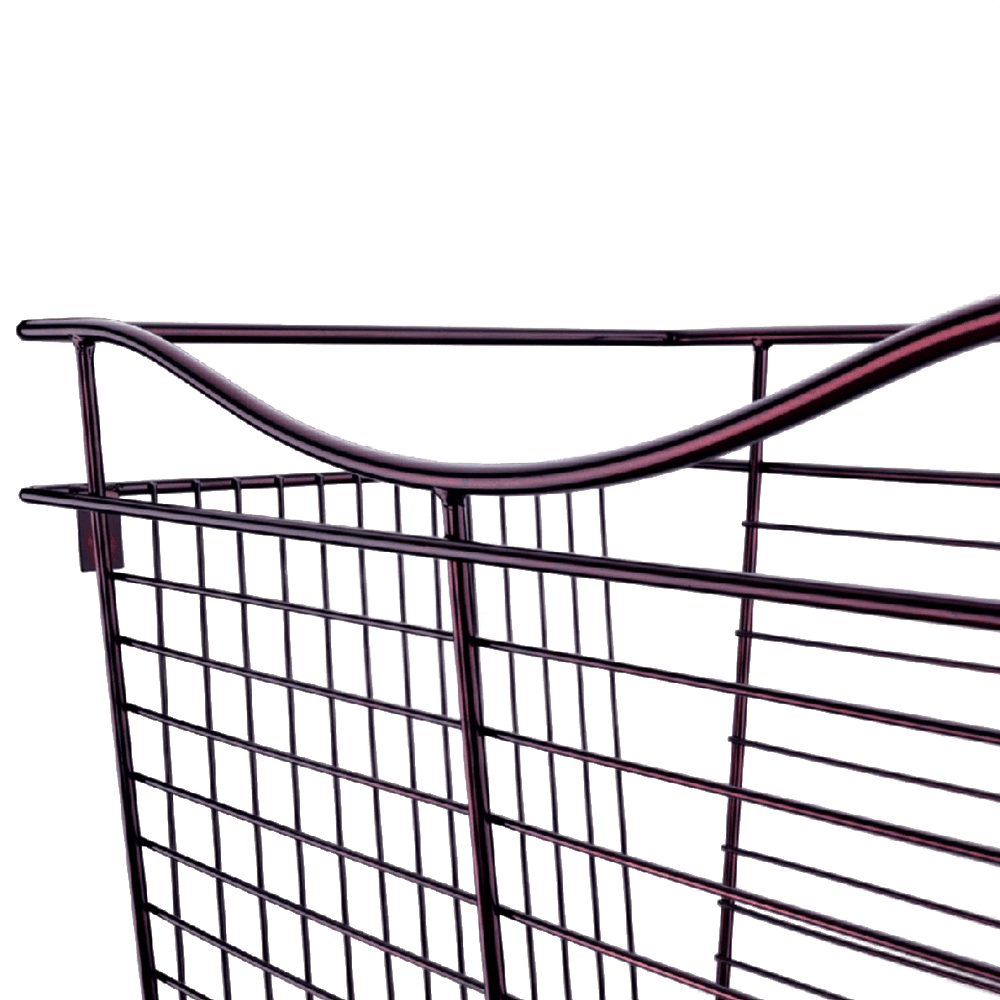 11" x 20" x 18" Wide Heavy-Gauge Pull-Out Wire Basket, Oil Rubbed Bronze