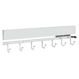 196mm Sidelines Pull-Out Belt Rack, Polished Chrome Finish