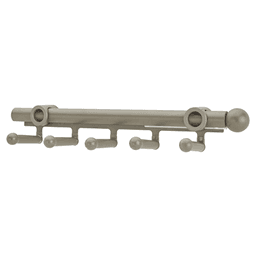 11-7/8" - 18-1/2" Pull-Out Belt/Scarf Organizer, Satin Nickel Finish