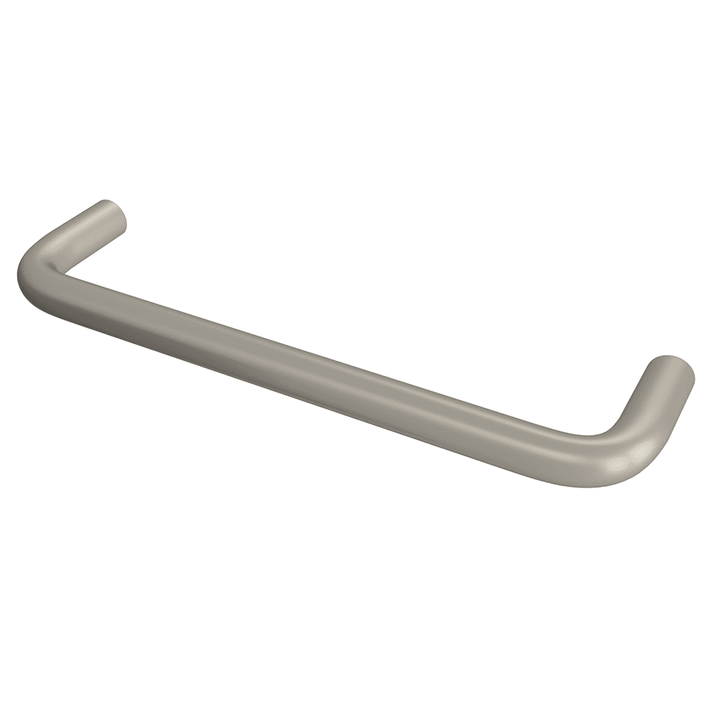 128mm Sidelines Straight Handle Pull, Satin Nickel