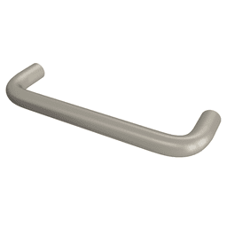 96mm Sidelines Straight Handle Pull, Satin Nickel