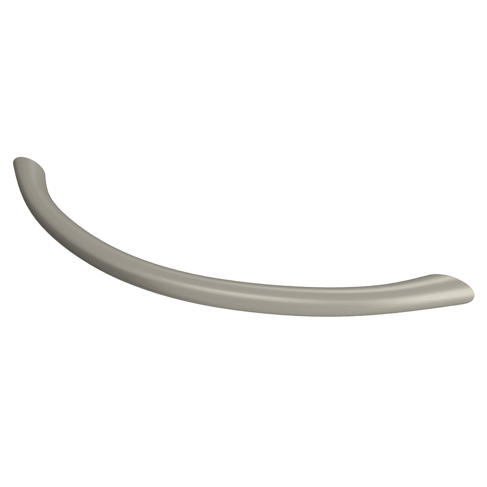 96mm Sidelines Crescent Handle Pull, Satin Nickel