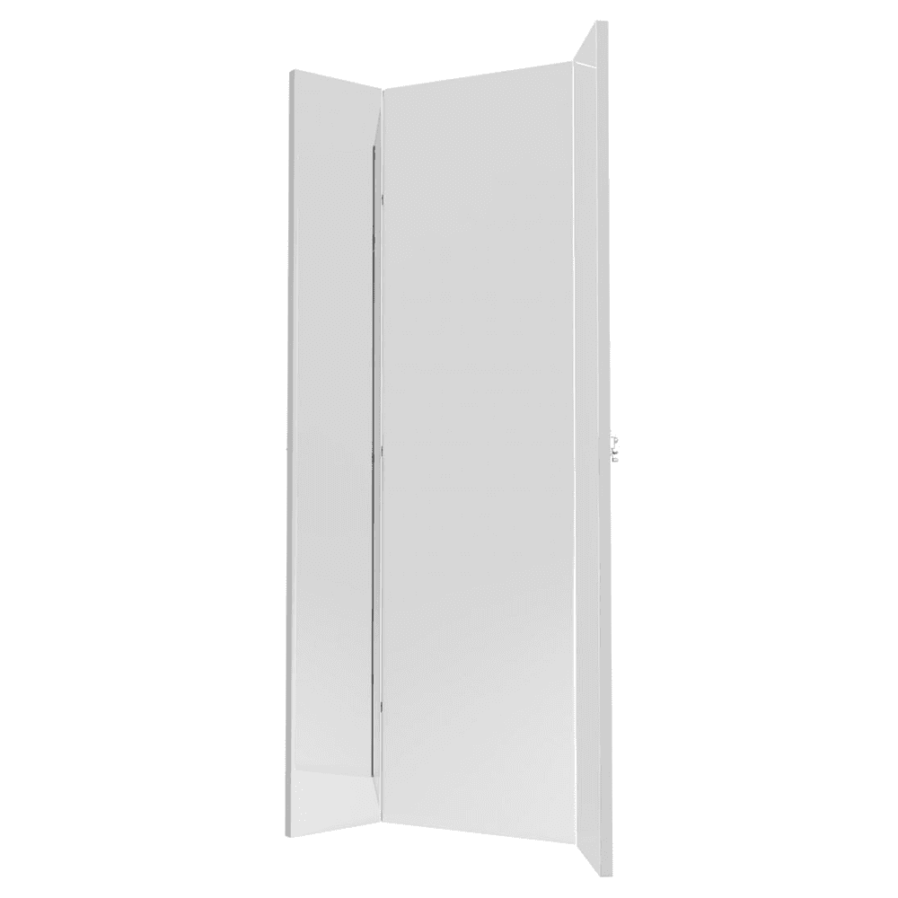 3-3/16" Sidelines Pull-Out Closet Mirror with Soft Close, Silver Finish