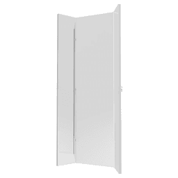 3-3/16" Sidelines Pull-Out Closet Mirror with Soft Close, Silver Finish