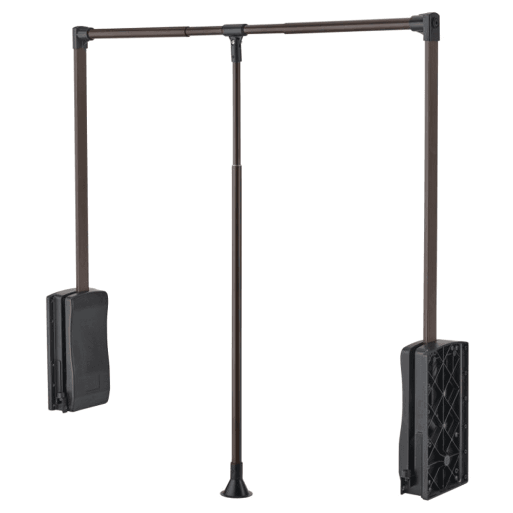 26" - 35" Pull Down Closet Rod, Oil Rubbed Bronze Finish
