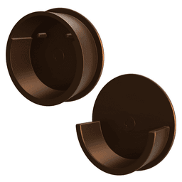 Sidelines Closet Rods Cap, Bronze Finish