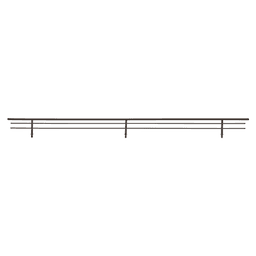 29" Wire Shoe Rail, Oil-Rubbed Bronze Finish