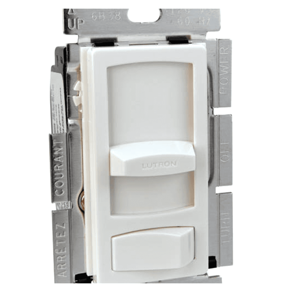 T320 Lutron Skylark Plastic Contour Dimmer, White