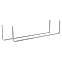 24" Top Mount Bracket Set for CB Series Basket, Anodized Aluminum Finish
