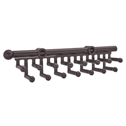 13-7/8" - 21-7/8" Pull-Out Tie/Scarf Organizer, Oil-Rubbed Bronze Finish