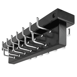 14" Top Mount Belt Butler, Black Finish