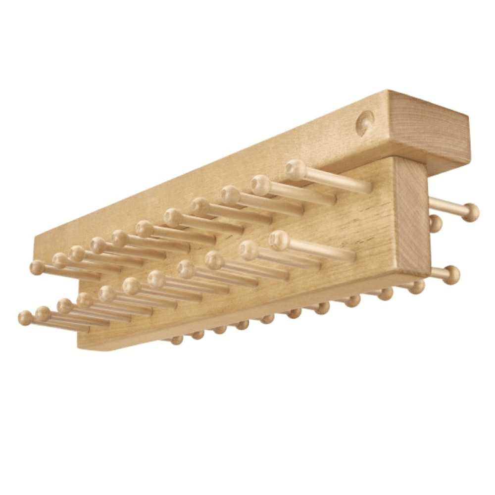 13-7/8" Slide-Out Tie Butler, Natural Finish