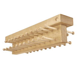 13-7/8" Slide-Out Tie Butler, Natural Finish