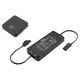 12/24VDC 60W/96W EquiLine FREEDiM Series Receiver/Wireless Touch Dimmer, Black