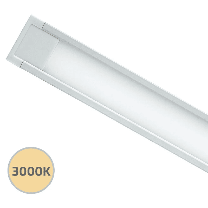 12VDC 4W Eurolinx 2.0 Warm White LED Linear Light, 31-3/4", Silver, 3000K