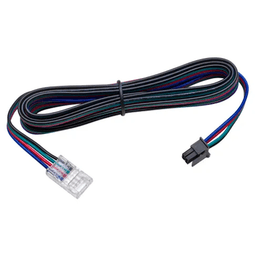 12/24VDC FlexTape RGB Starter Lead Cord, 2", White Clear