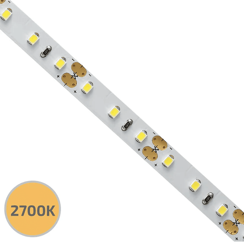 12V 51W Ultra Warm White Output FlexTape LED Strip Light, 10' Roll, 2700K, White