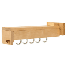 6" Pull-Out Organizer and 5 Hooks, Semi-Gloss