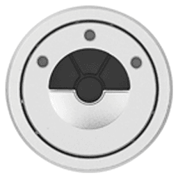 T527 Plastic Wireless Tri-Mitter Dimmer Controller, Nickel