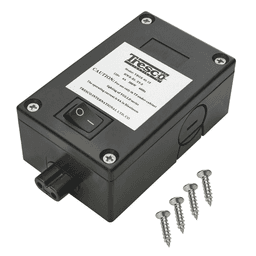 Pockit 120-M 120V T5 Hardwire Box with On/Off Switch, 3.54", Black