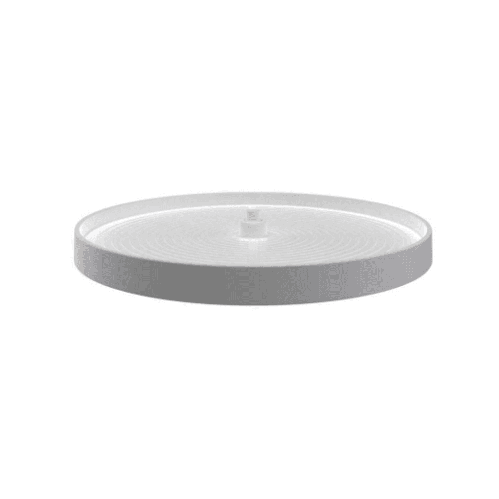 28" Full-Circle Lazy Susan Tray (No Hardware), White, Bulk (40 Trays)