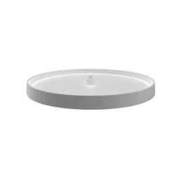 28" Full-Circle Lazy Susan Tray (No Hardware), White, Bulk (40 Trays)