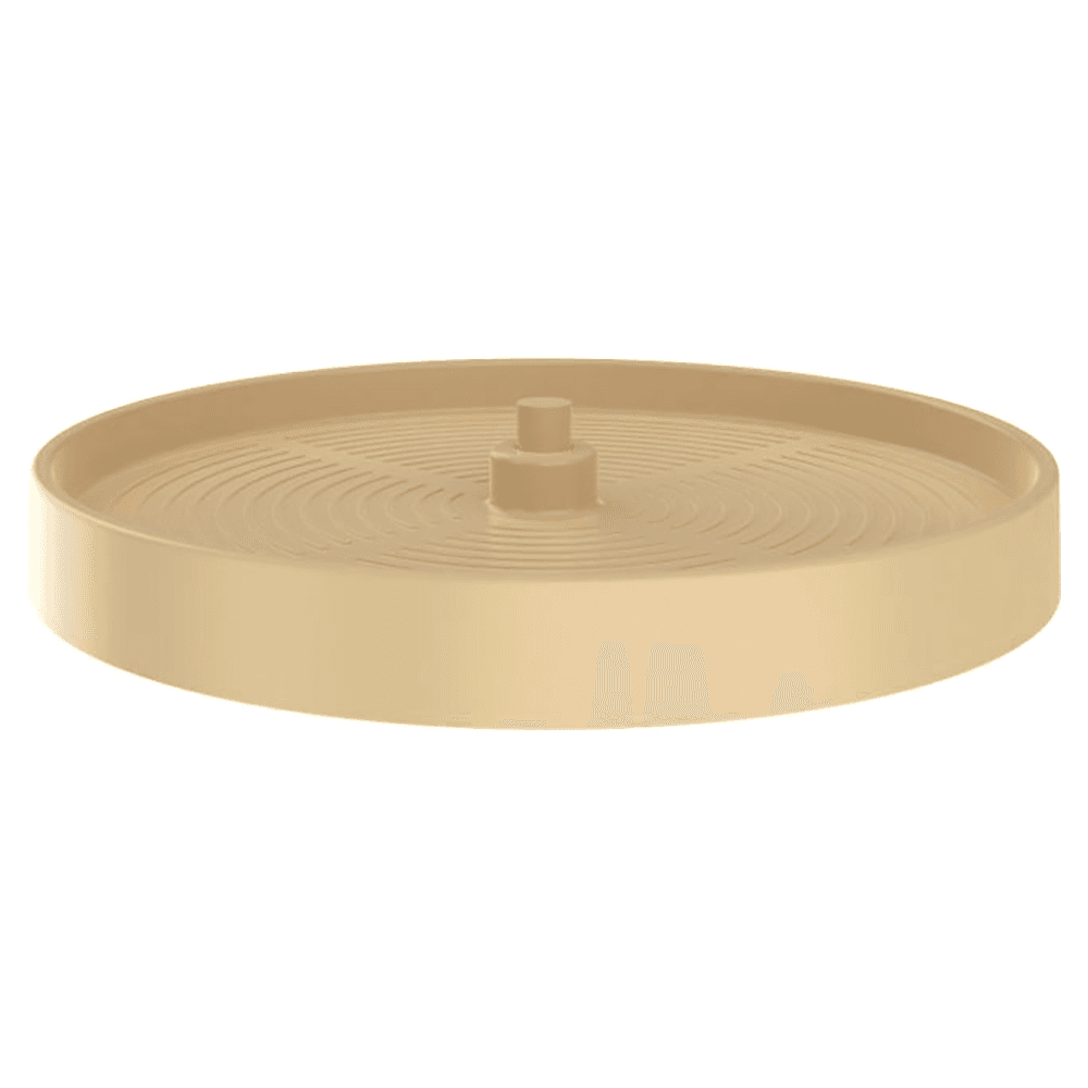 LD-2061 18" Full-Circle 1 Tray Lazy Susan, Almond