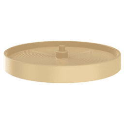 LD-2061 18" Full-Circle 1 Tray Lazy Susan, Almond