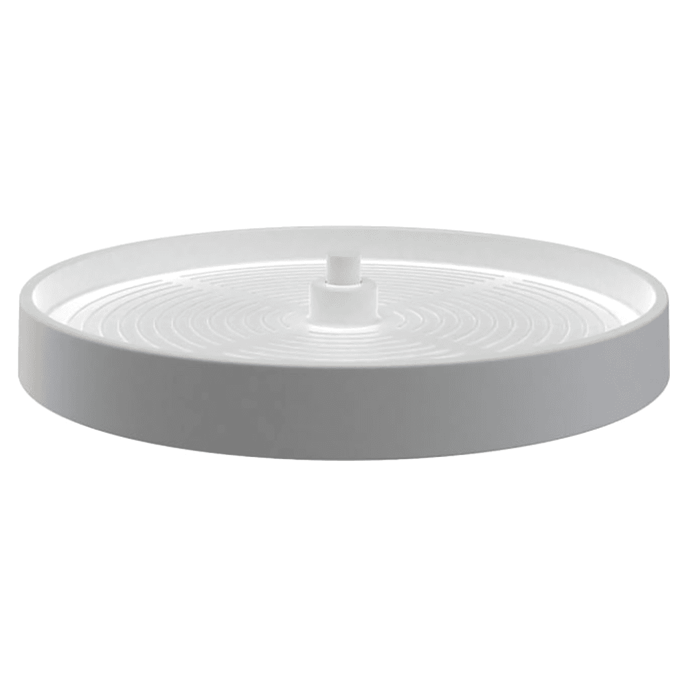 LD-2061 18" Full-Circle 1 Tray Lazy Susan, White