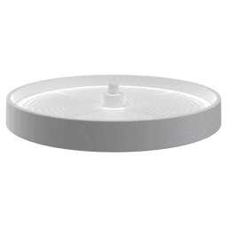 LD-2061 18" Full-Circle 1 Tray Lazy Susan, White
