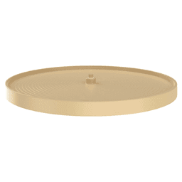 LD-2061 32" Full-Circle 1 Tray Lazy Susan, Almond