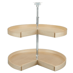 28" Pie Cut 2 Tray Lazy Susan