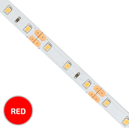 12VDC 1/.5W/FT Red High Output FlexTape Roll, 20', White