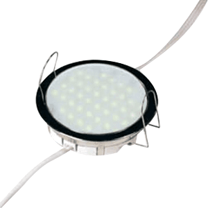 Pockit® T2 120L LED 3W Warm White Puck Light, 3-5/8", White