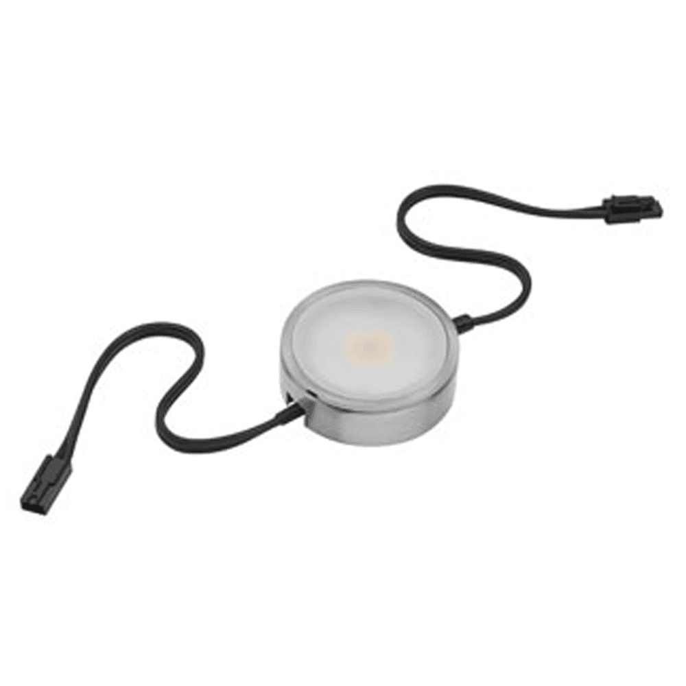 Pockit® 120M LED 4W Warm White Puck Light, Nickel